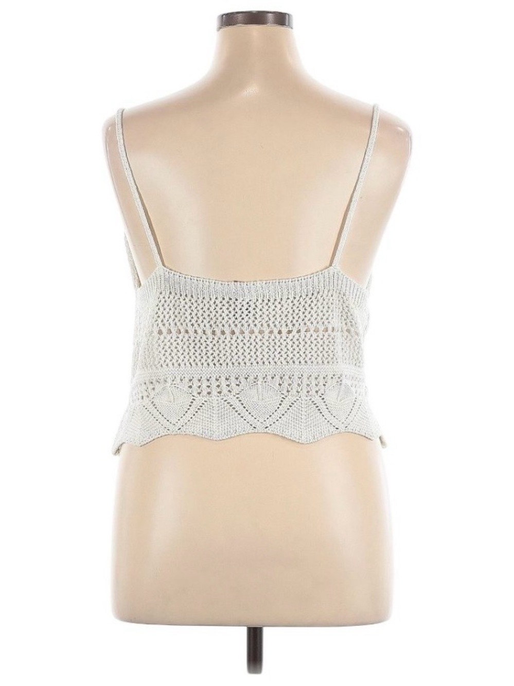 Pilcro by Anthropologie Crochet V-Neck Camisole - Cream - Picture 2 of 2